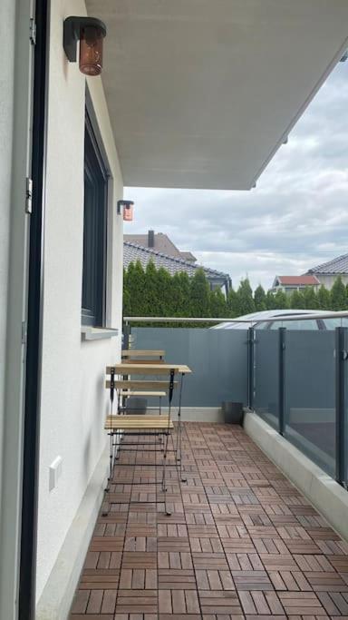 Strahlende Erdgeschoss-Wohnung Im Neubau Naehe Legoland Ichenhausen Eksteriør bilde